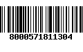 Código de Barras 8000571811304