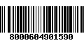 Código de Barras 8000604901590