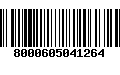 Código de Barras 8000605041264