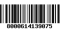 Código de Barras 8000614139075