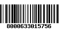 Código de Barras 8000633015756