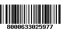 Código de Barras 8000633025977