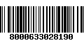 Código de Barras 8000633028190