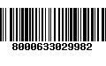 Código de Barras 8000633029982