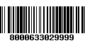 Código de Barras 8000633029999