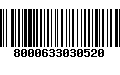 Código de Barras 8000633030520