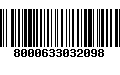 Código de Barras 8000633032098