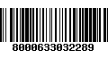 Código de Barras 8000633032289