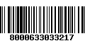 Código de Barras 8000633033217