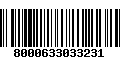 Código de Barras 8000633033231