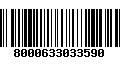 Código de Barras 8000633033590