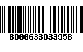 Código de Barras 8000633033958