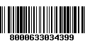 Código de Barras 8000633034399