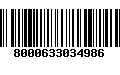 Código de Barras 8000633034986