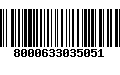 Código de Barras 8000633035051