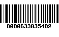 Código de Barras 8000633035402