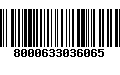 Código de Barras 8000633036065