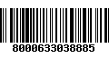 Código de Barras 8000633038885