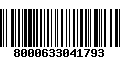 Código de Barras 8000633041793