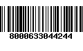 Código de Barras 8000633044244