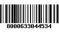 Código de Barras 8000633044534