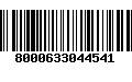 Código de Barras 8000633044541