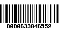 Código de Barras 8000633046552