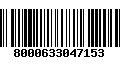 Código de Barras 8000633047153