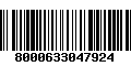 Código de Barras 8000633047924