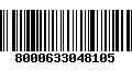 Código de Barras 8000633048105