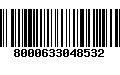 Código de Barras 8000633048532