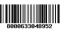 Código de Barras 8000633048952