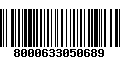 Código de Barras 8000633050689