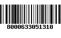 Código de Barras 8000633051310