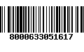 Código de Barras 8000633051617