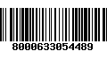 Código de Barras 8000633054489