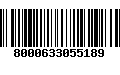 Código de Barras 8000633055189