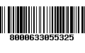 Código de Barras 8000633055325