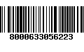 Código de Barras 8000633056223