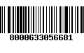 Código de Barras 8000633056681