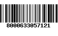 Código de Barras 8000633057121