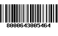 Código de Barras 8000643005464