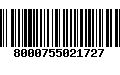 Código de Barras 8000755021727