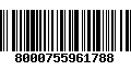 Código de Barras 8000755961788