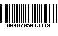 Código de Barras 8000795013119