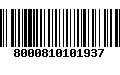 Código de Barras 8000810101937