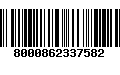 Código de Barras 8000862337582