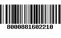 Código de Barras 8000881602210