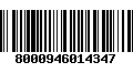 Código de Barras 8000946014347