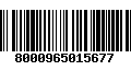 Código de Barras 8000965015677